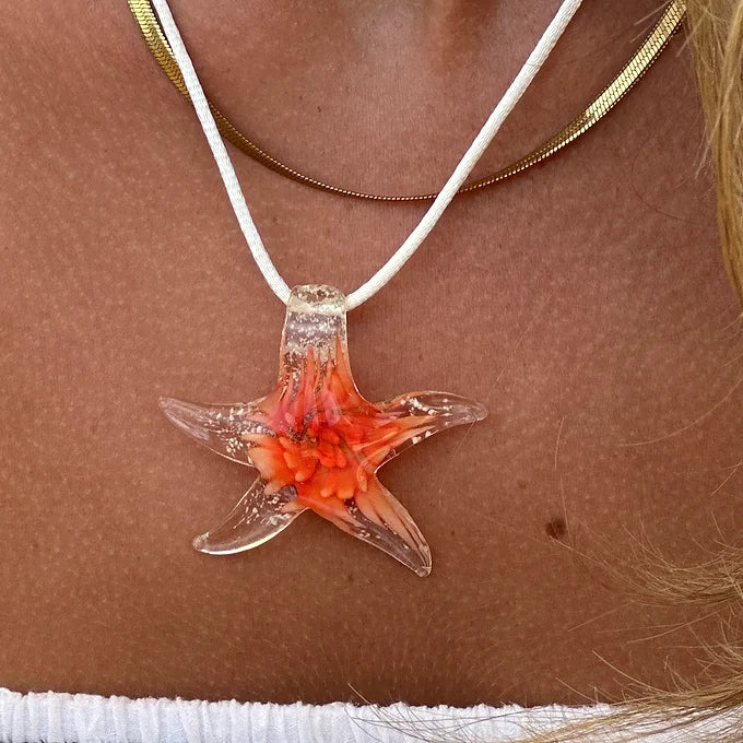 Bloom Necklace - Orange