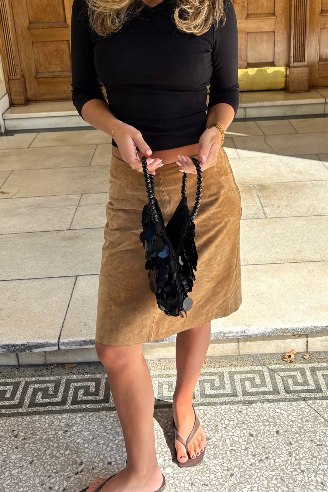 Black Sequin Bag