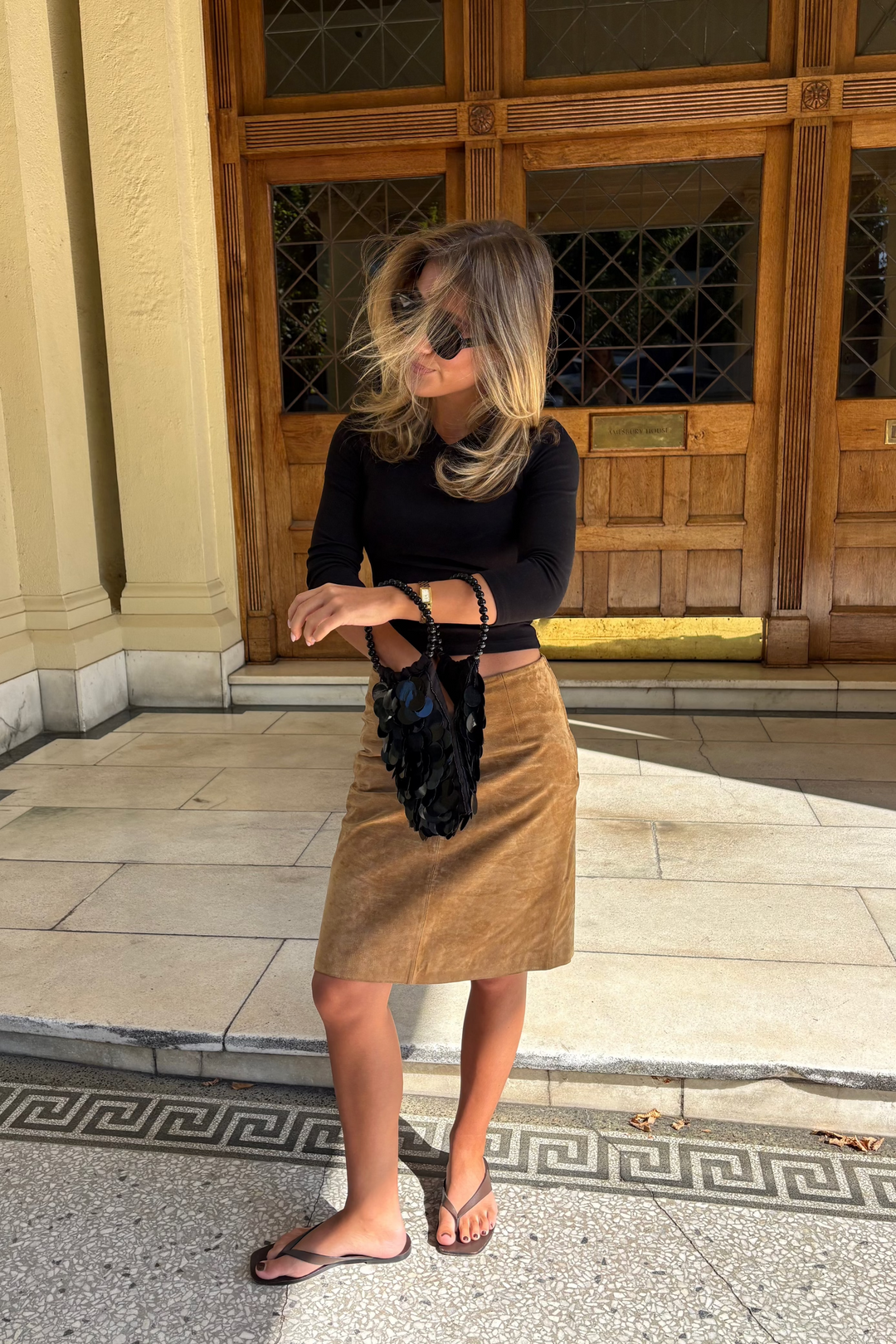 Black Sequin Bag