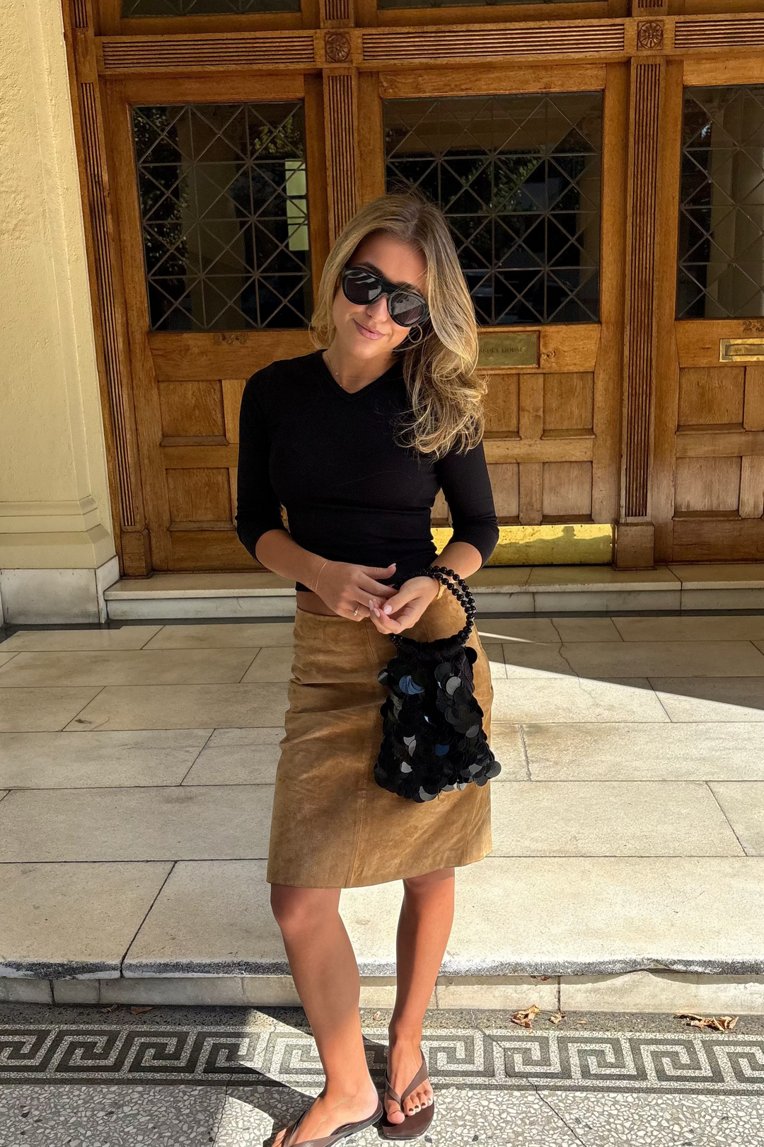 Black Sequin Bag