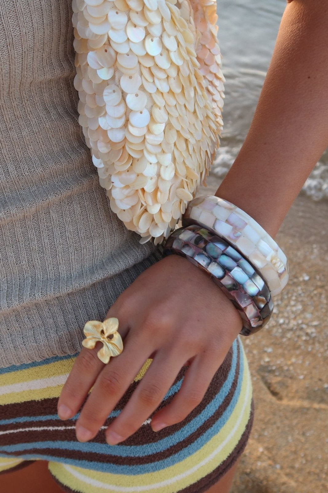 Shell Bangle - Dusk