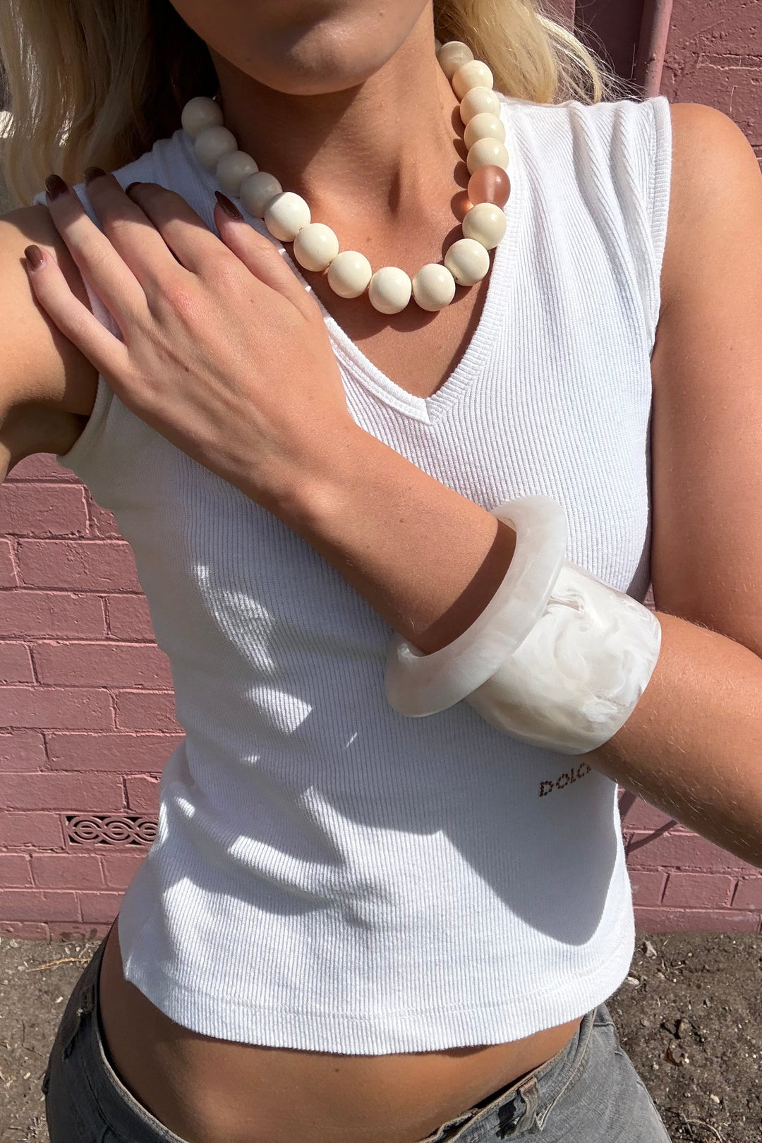 Coastal Bangle - White