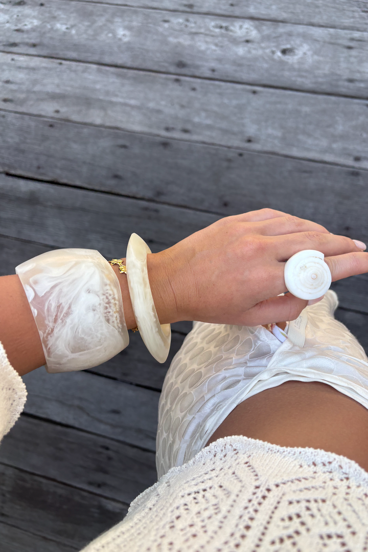 Bangle Duo - White
